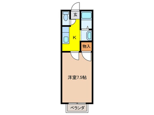 エキシブ 浅野の物件間取画像